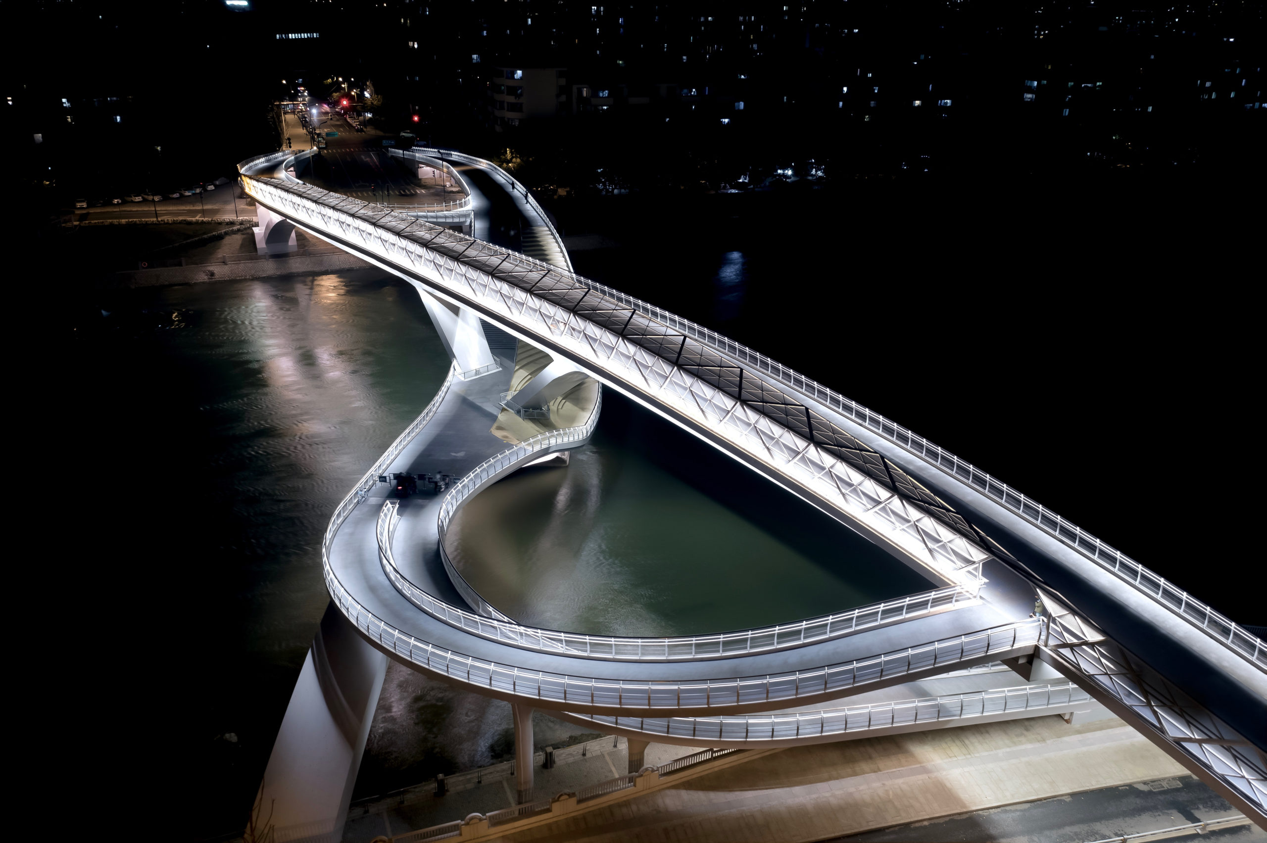 五岔子大橋 Wuchazi Bridge night view