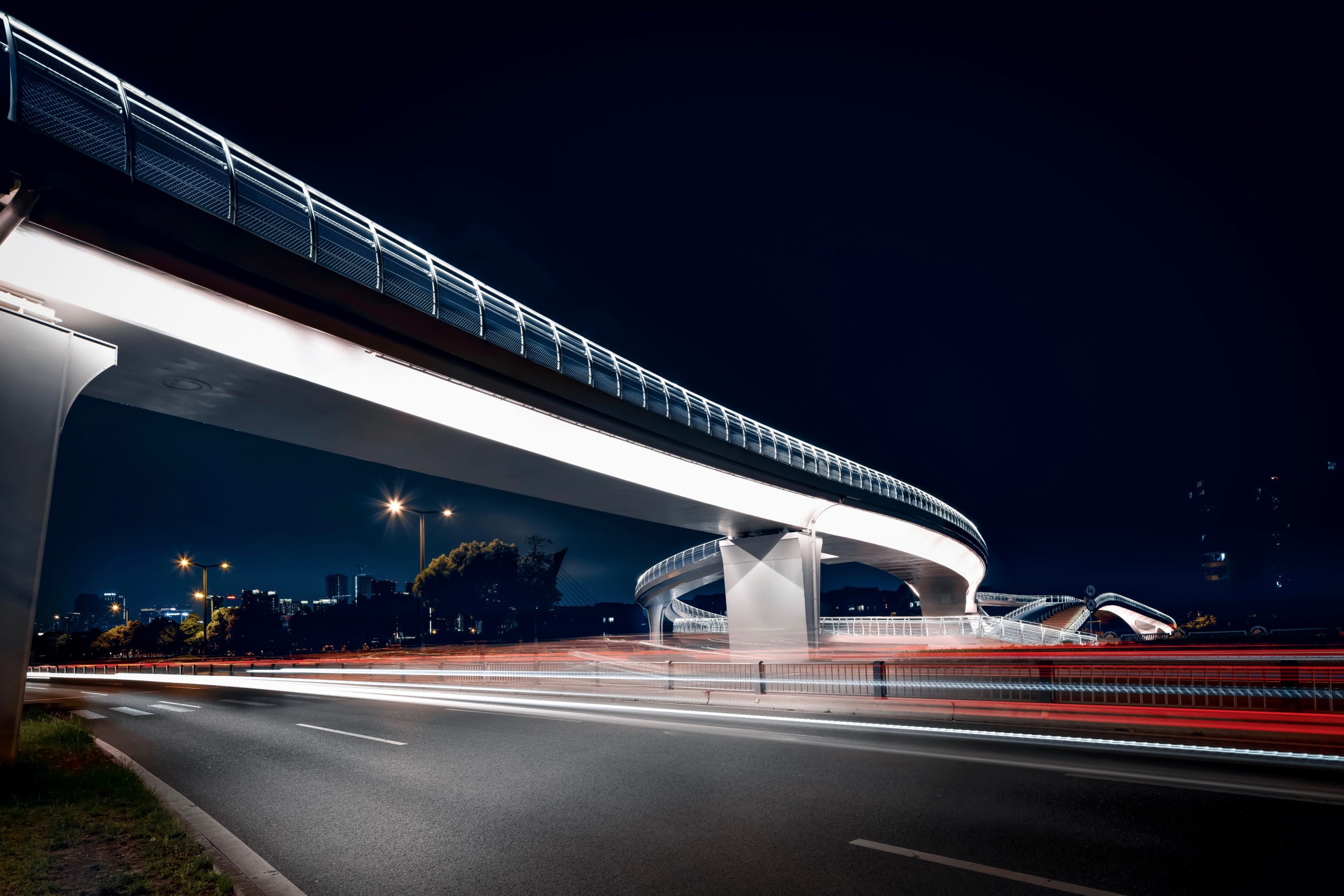 五岔子大橋 Wuchazi Bridge Night View long exposure street view